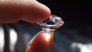 Loose diamonds in a travel pouch during airport security screening in Dubai.