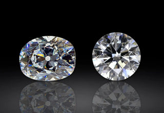 Brilliant Cut Diamond vs. Old Mine Cut Diamond: A Sparkly Showdown