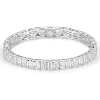 Azure Genesis Necklace Suite in 925 sterling silver, featuring lab-created sapphires. Includes necklace, earrings, bracelet, and ring.