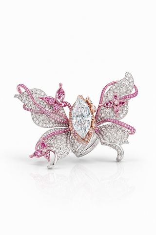 Papillon Pink Ring
