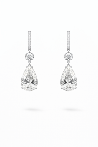 Crowned Dewdrop Earrings