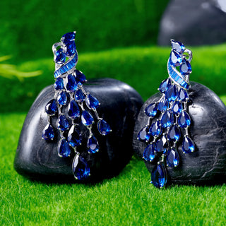 Sapphire Drop Earrings
