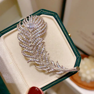 Peacock's Feather Brooch