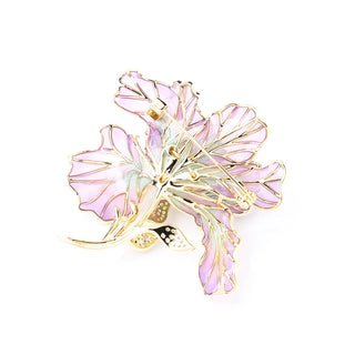 Celeste Orchid Brooch