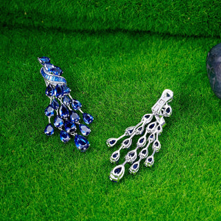 Sapphire Drop Earrings