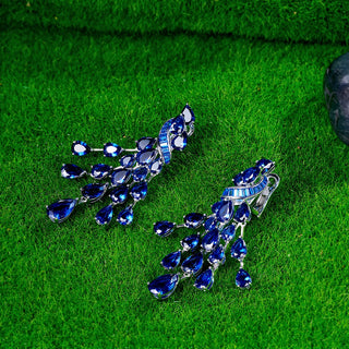 Sapphire Drop Earrings