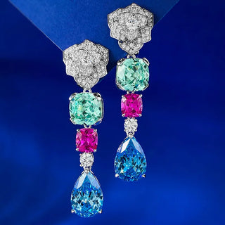 Rose Tourmaline Earrings