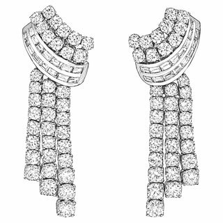 Étoile Cascade Diamond Earrings