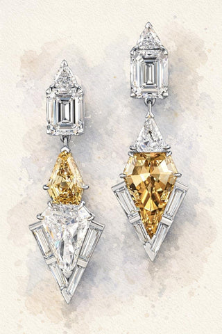 Solara Vanguard Diamond Earrings