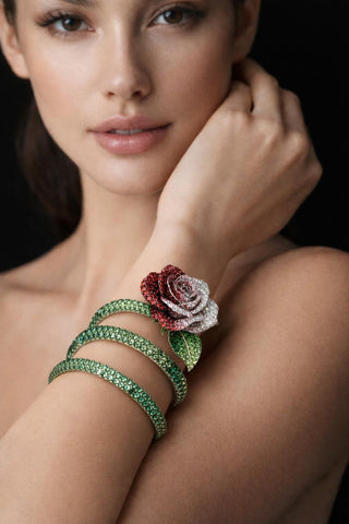 The Scarlet Stem Bracelet