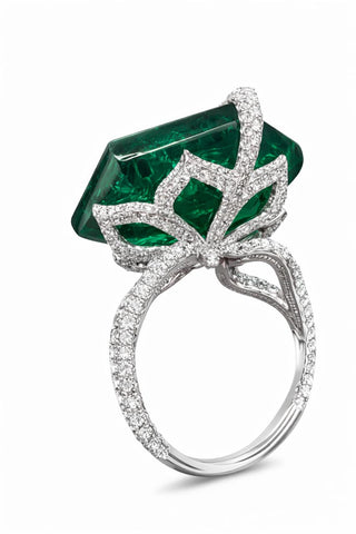 The Emerald Axis Ring